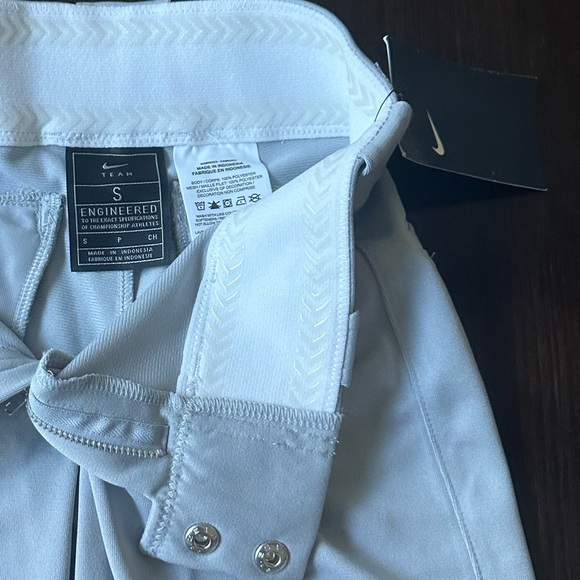 Nike Light Gray Baseball Performance Pants Boys Youth SMALL 🐝 - Picture 3 of 3